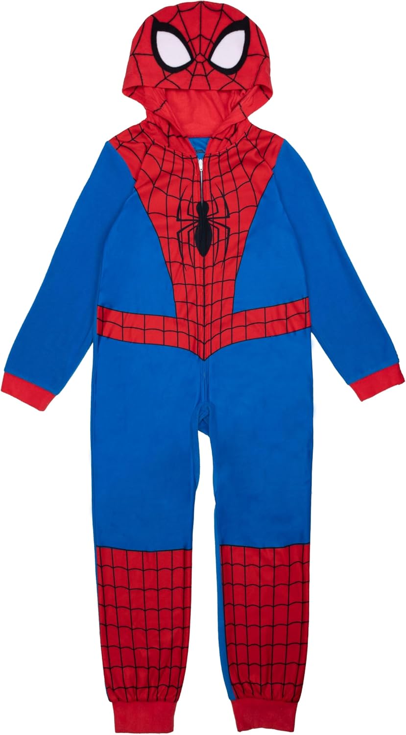 Marvel Spiderman Hooded One-Piece Sleepy