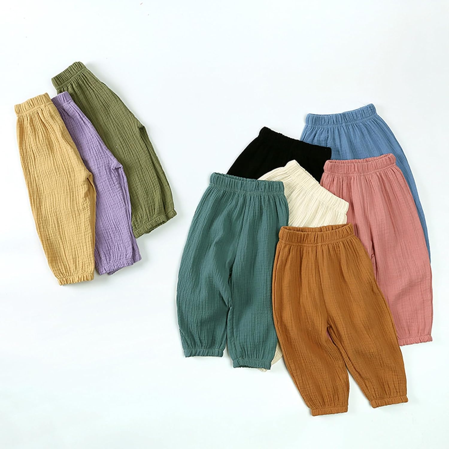 EISHOW Toddler Cotton Linen Trousers