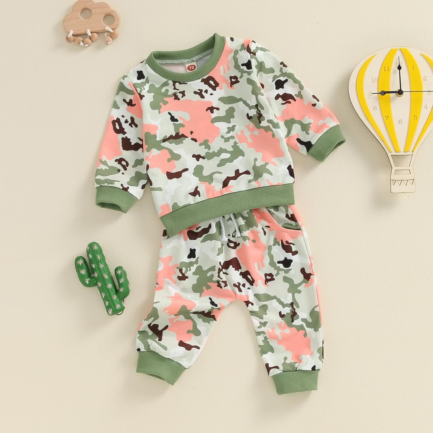 Camo Toddler Girls Fall Outfit Set
