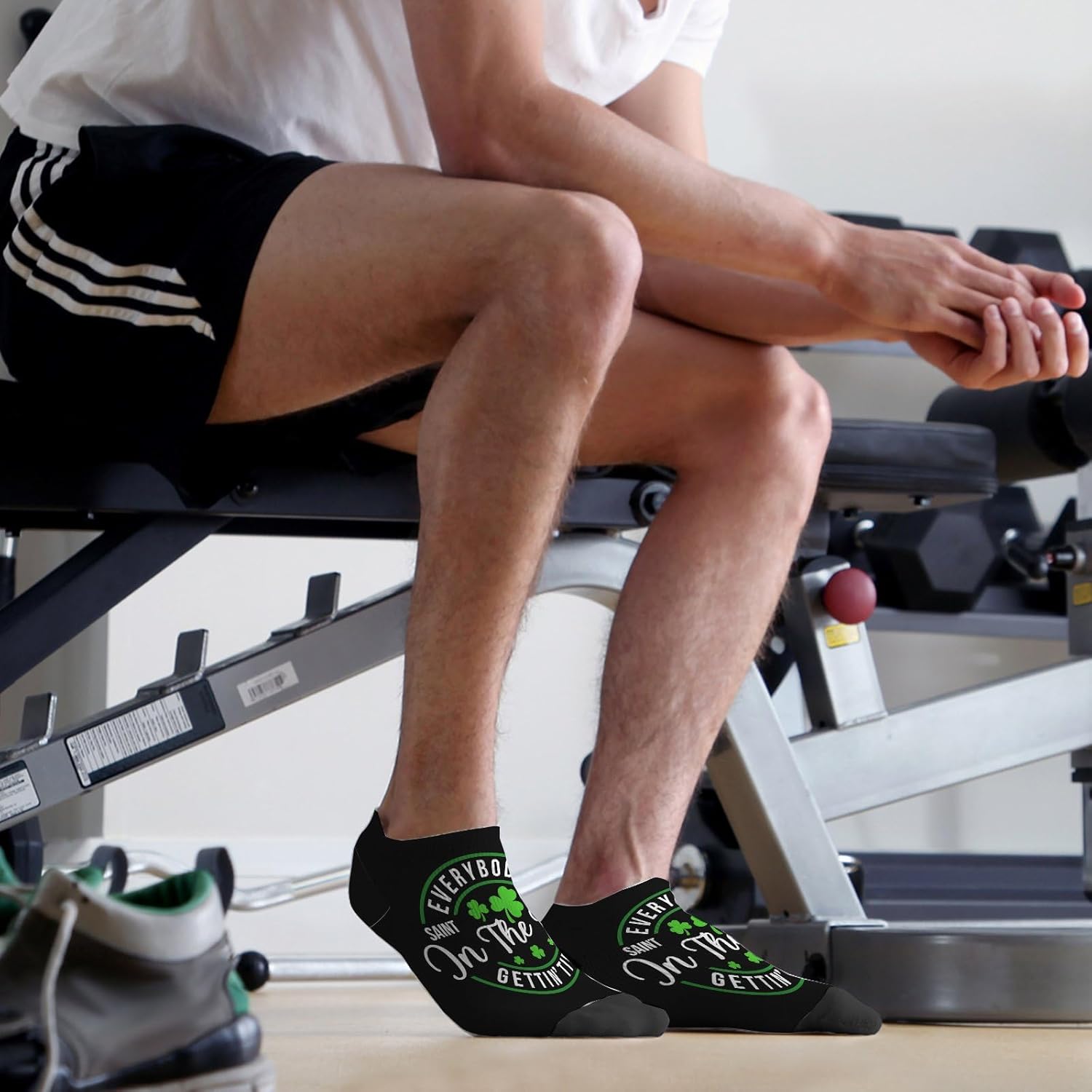 Mens Calf Socks for St Patricks Day - Funny Cute