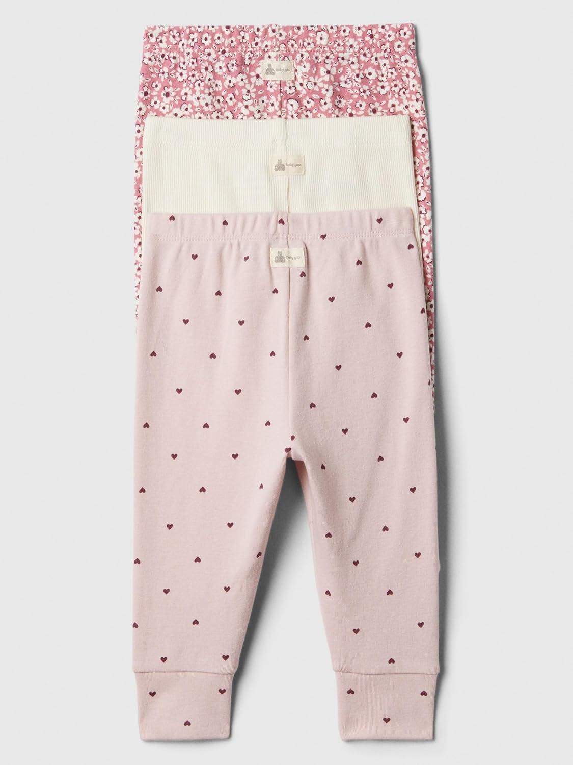 GAP 3-Pack Pull-On Pants for Baby Girls
