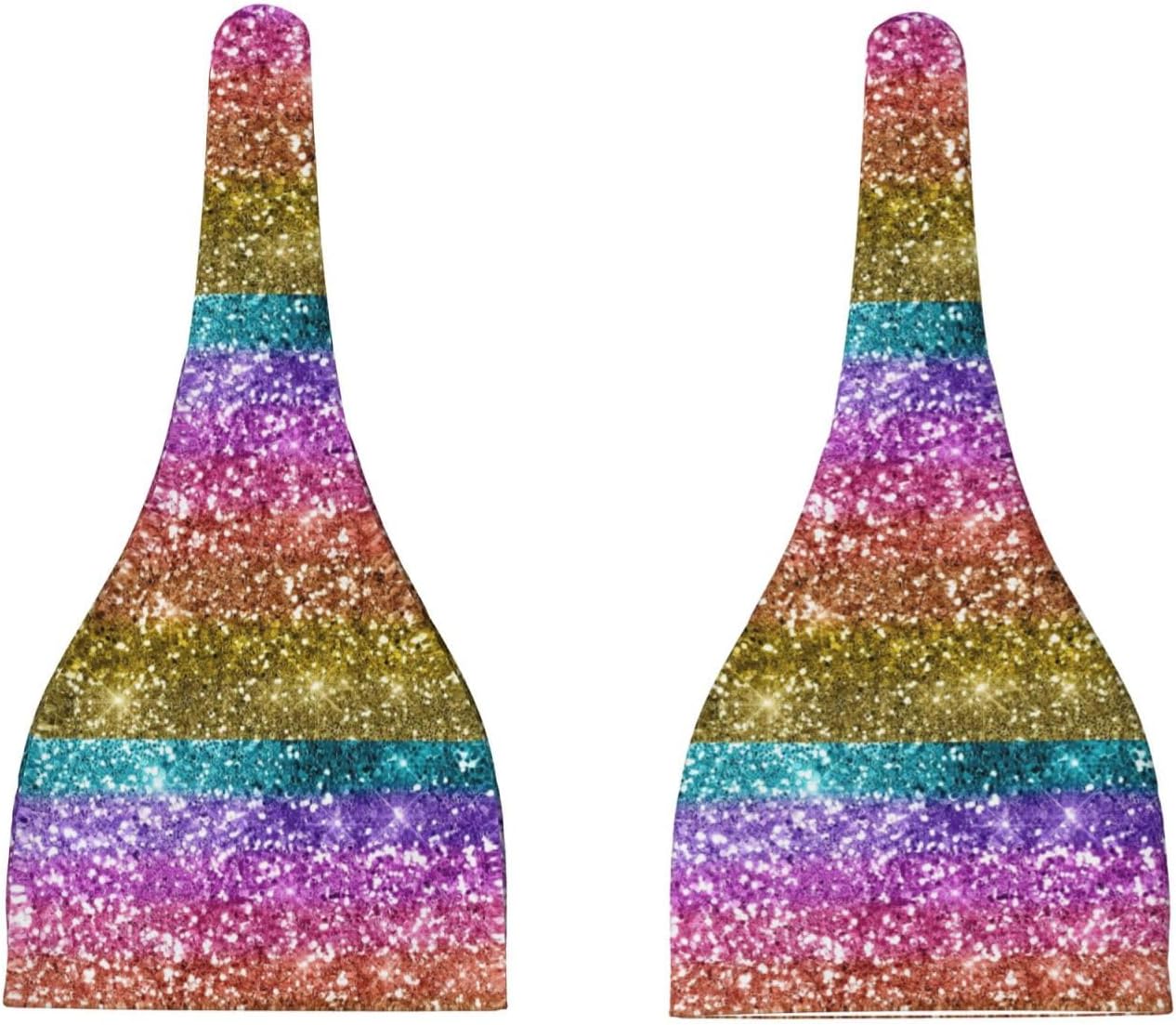 Adjustable Glitter Rainbow Baby Hats