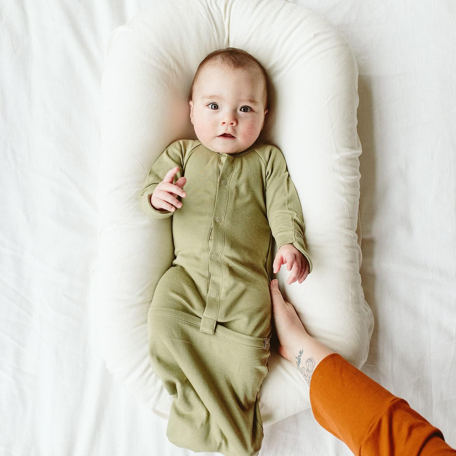 Goumikids Bamboo Organic Cotton Baby Nightgown