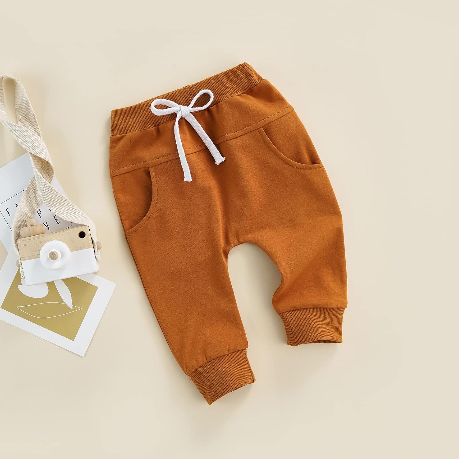 TheFound Essentials Baby sweatpants with drawstring waist 0-3 years