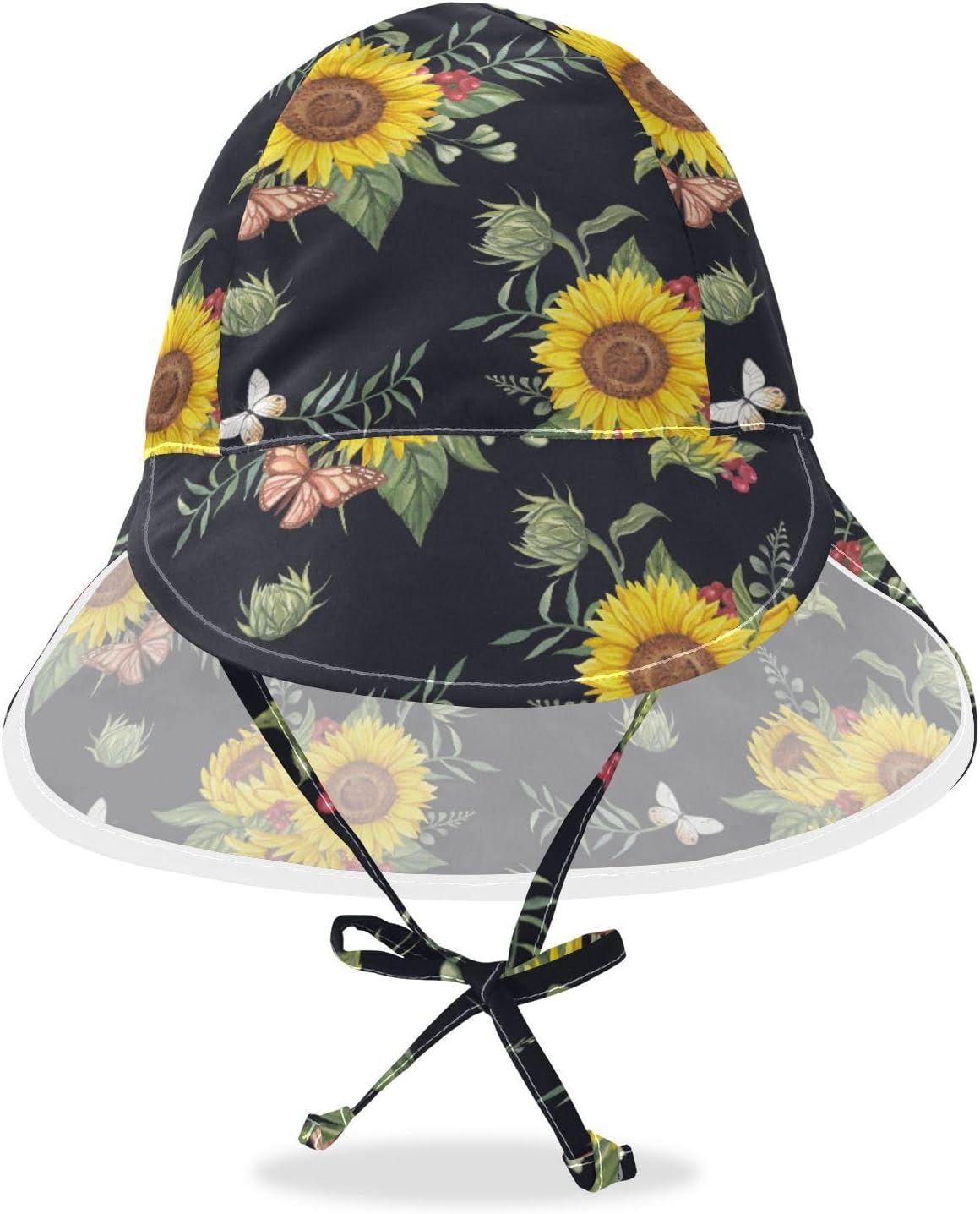 Adjustable Toddler Sun Hat for 2-4T with Sun Protection