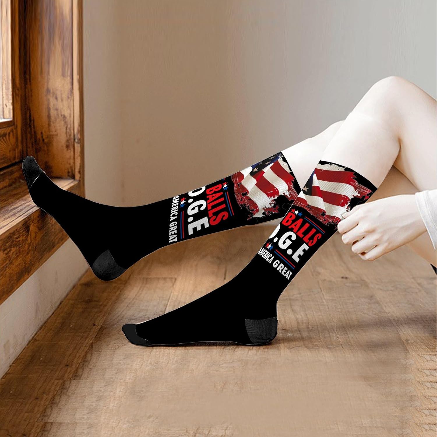DOGE Meme - Big Ball Socks for Boy - Premium Tecky Design