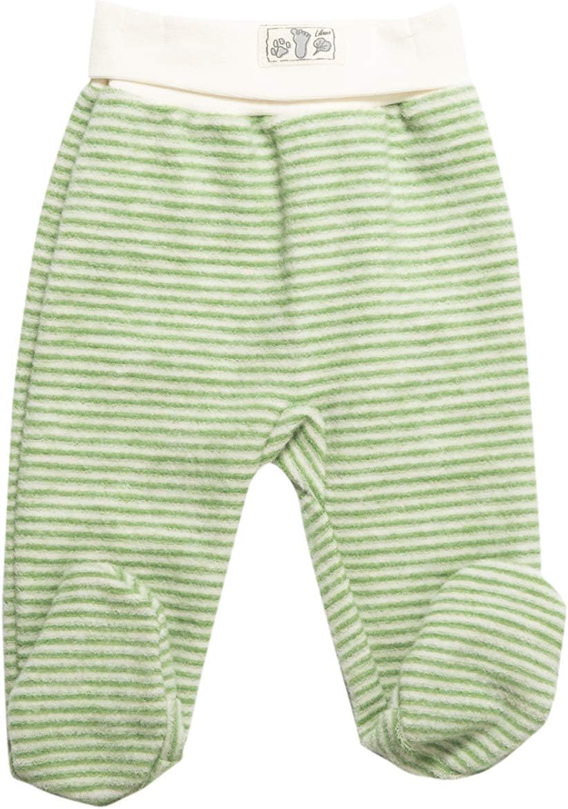 Organic Merino Wool Baby Footed Pants