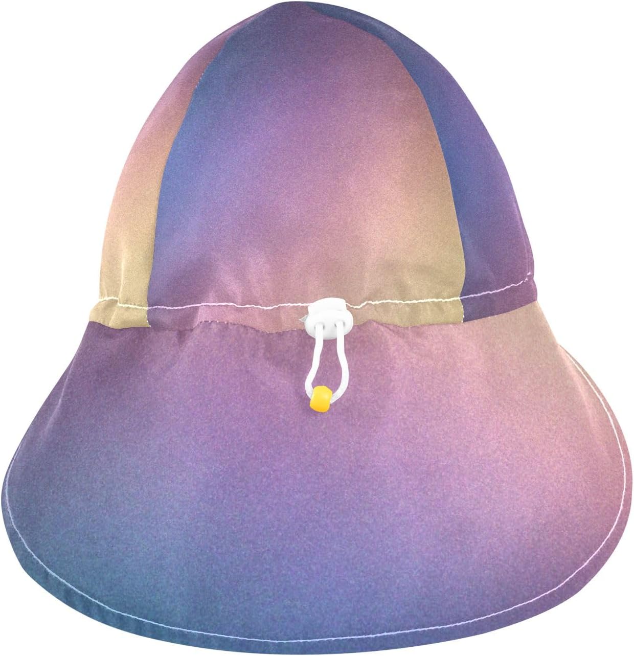 Adjustable Pink Blue Gradient Toddler Sun Hat