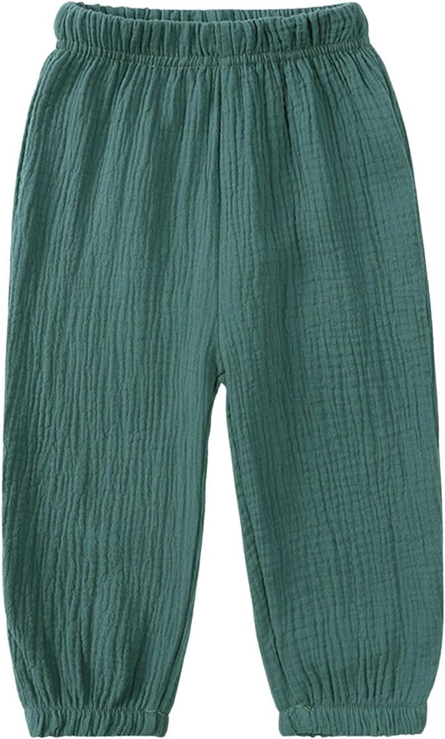 EISHOW Toddler Cotton Linen Trousers