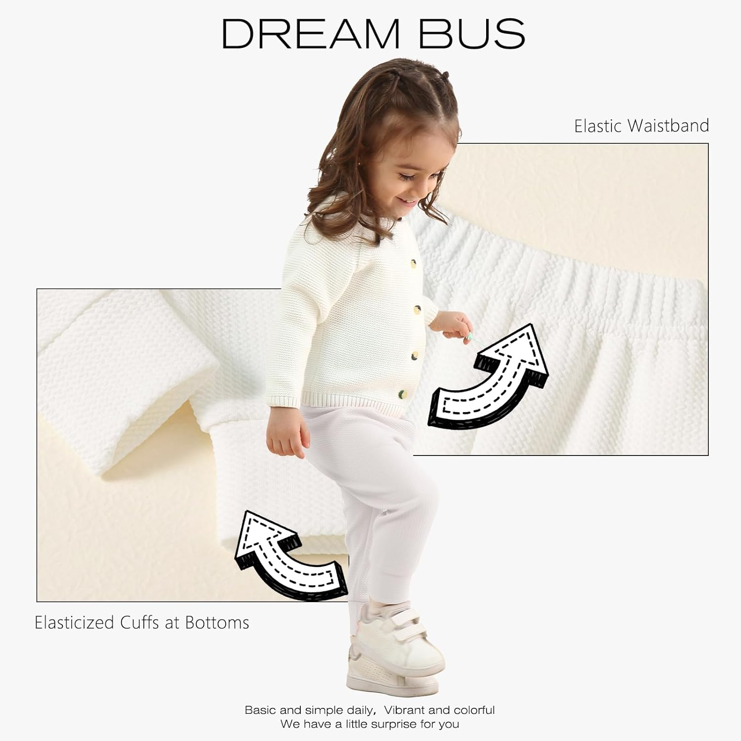 DREAM BUS 5-Piece BabyLeggings