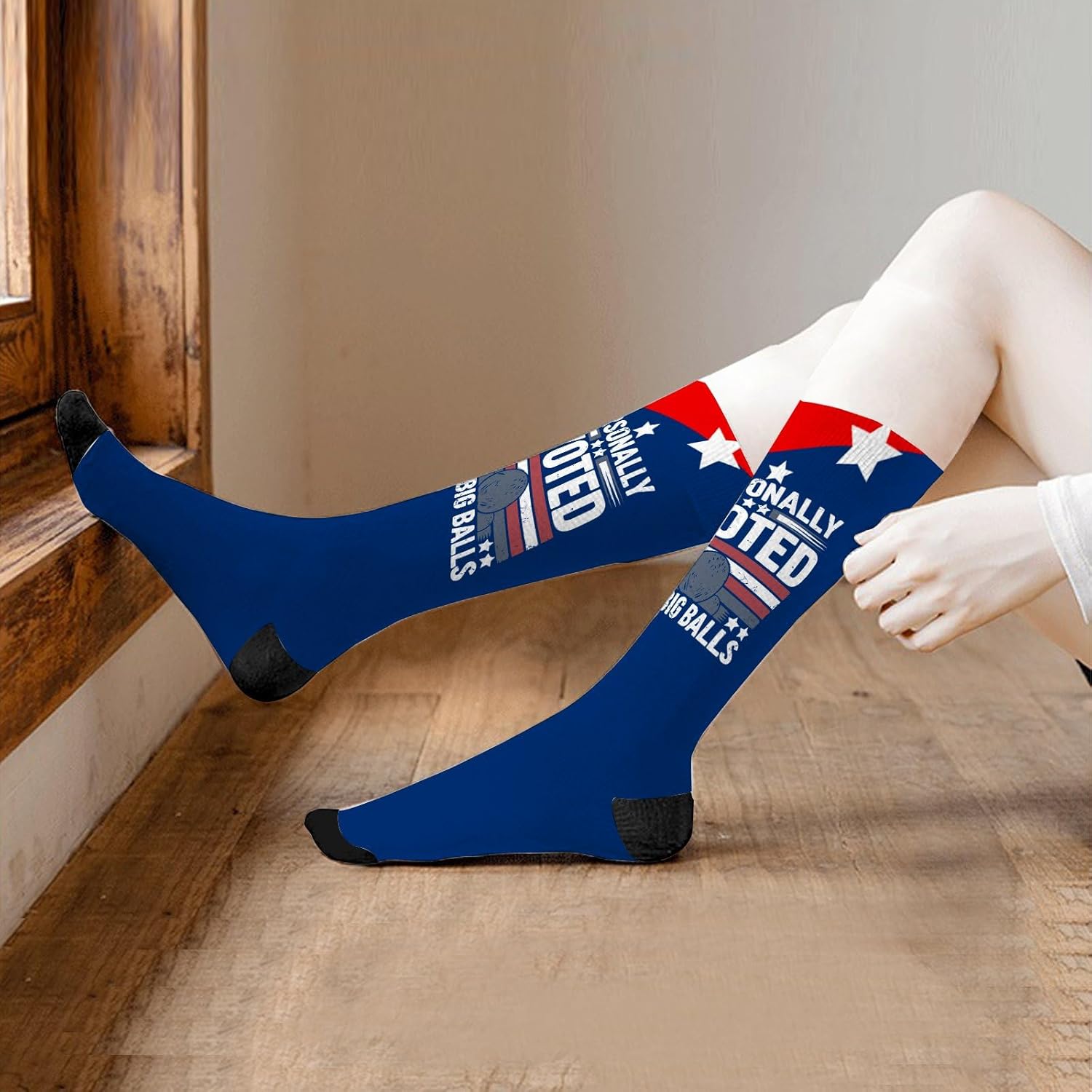 Funny Big Balls T-Shirts Womens Socks Liner