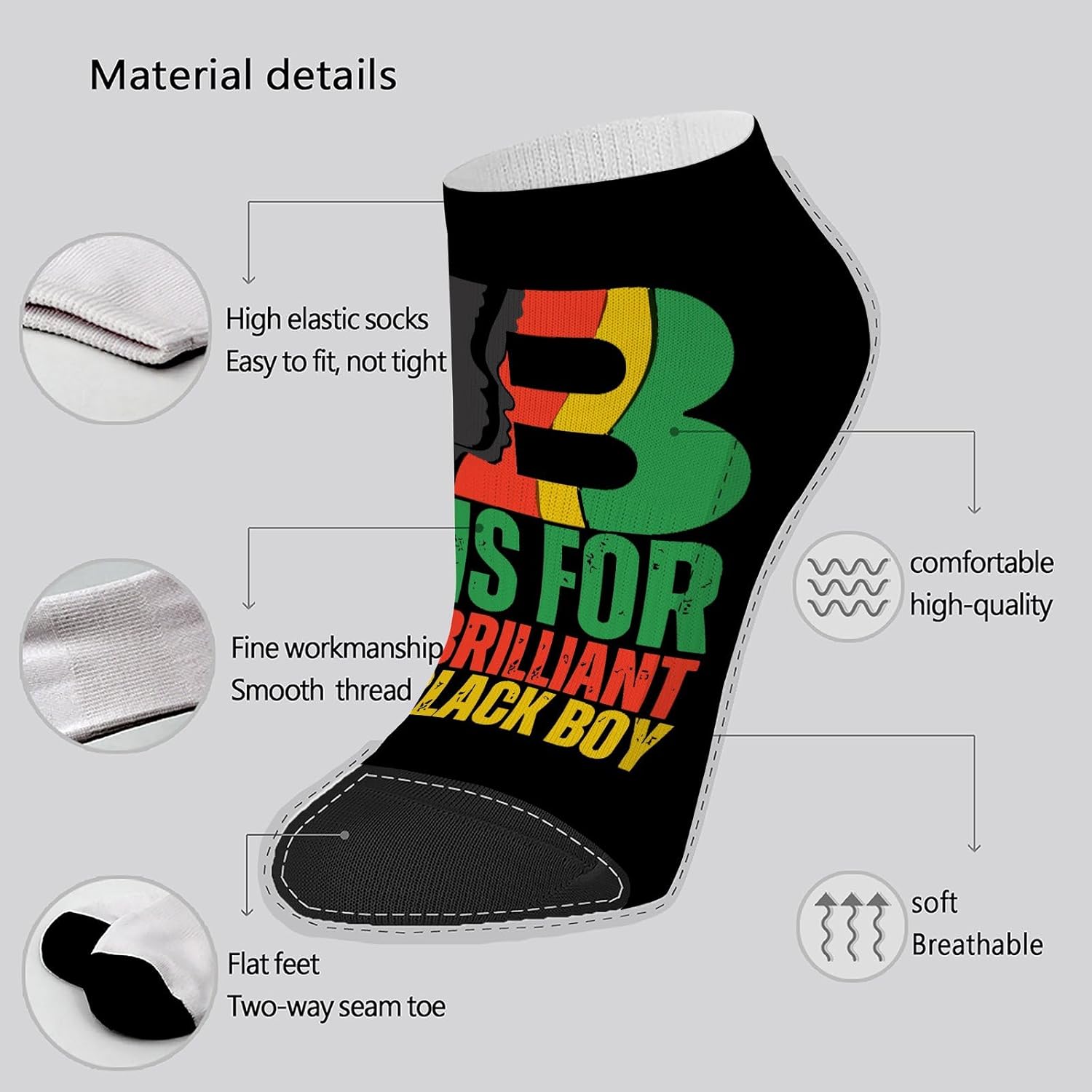 Black History Month Jokes Socks