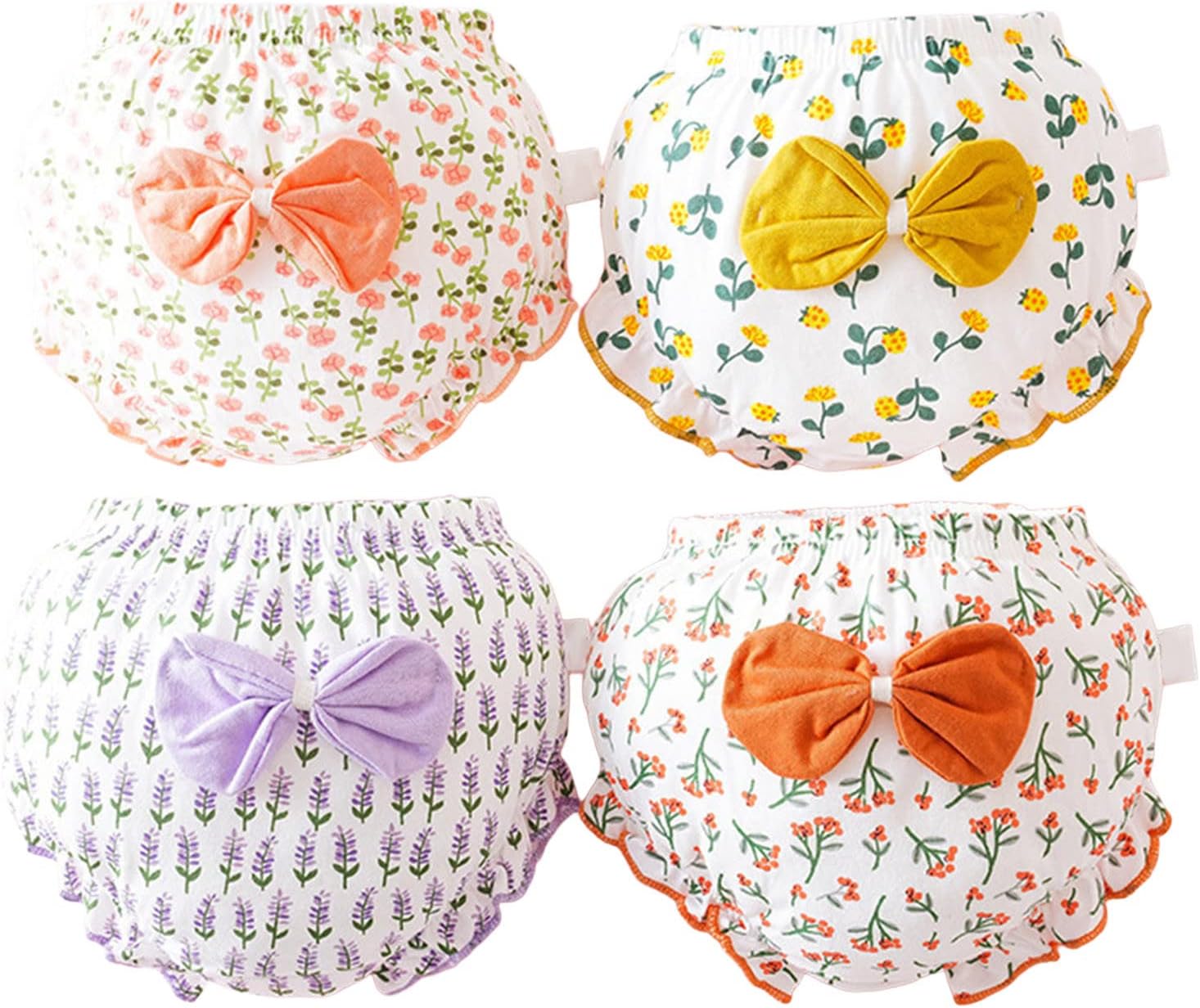 4-Pack Cotton Underwear for Boys Girls