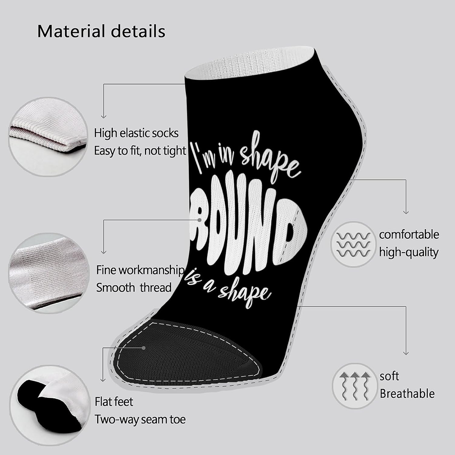 Fashionable Unique Ankle Socks for Boys