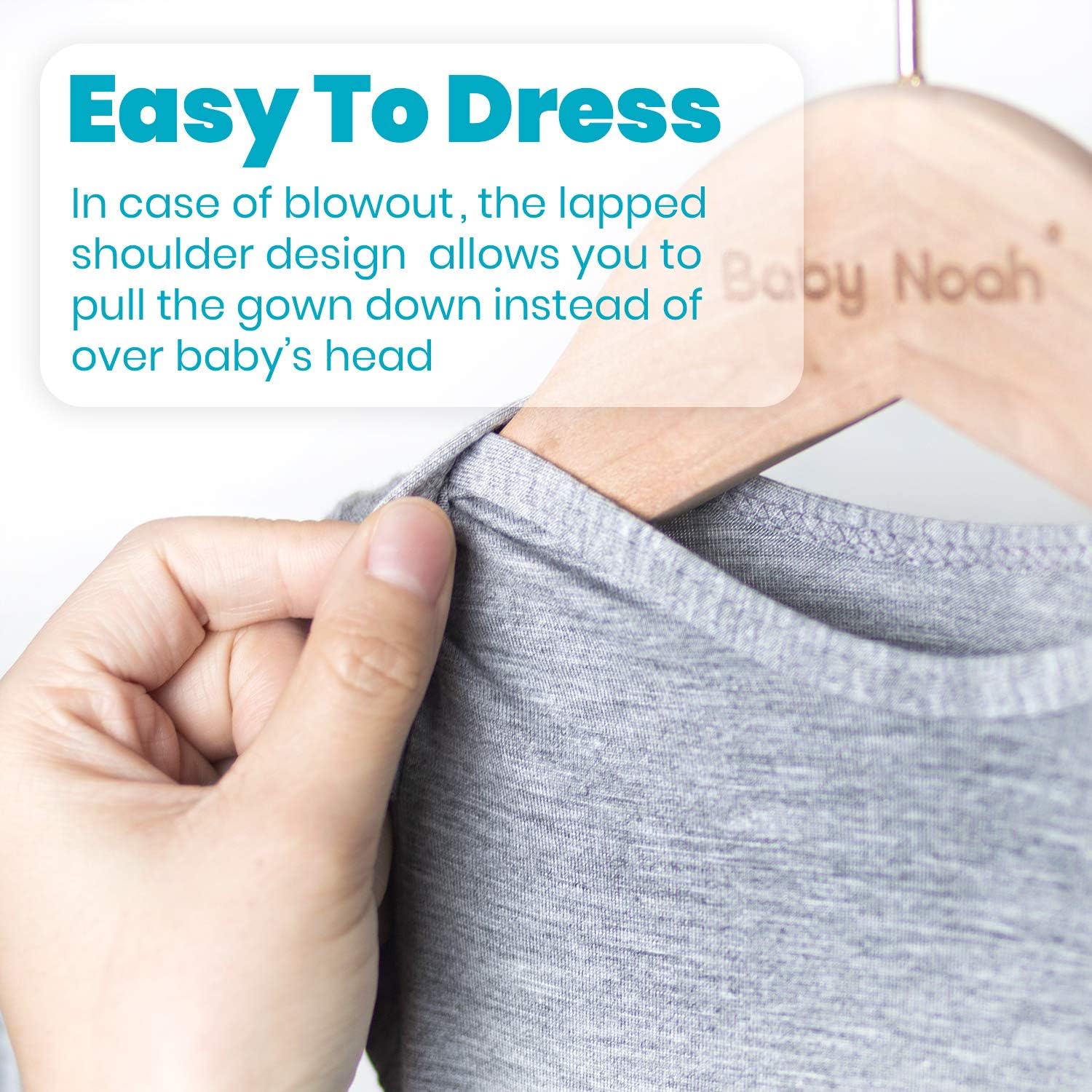 Soft Micromate Perfect Fit Nightgown for Newborn