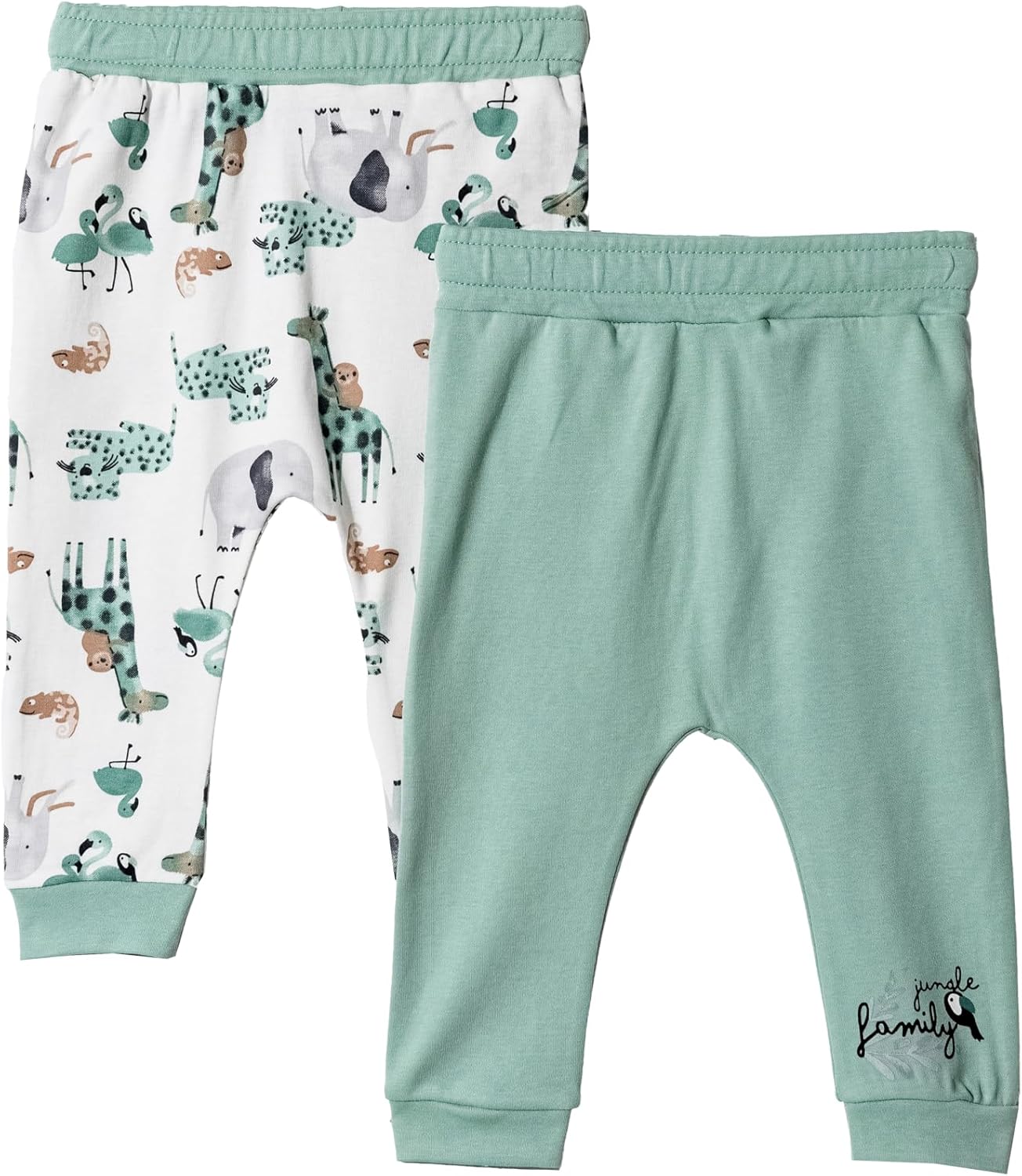 Perfect Fit Adjustable Baby Jogger Pants 0-24 Months 2-Pack