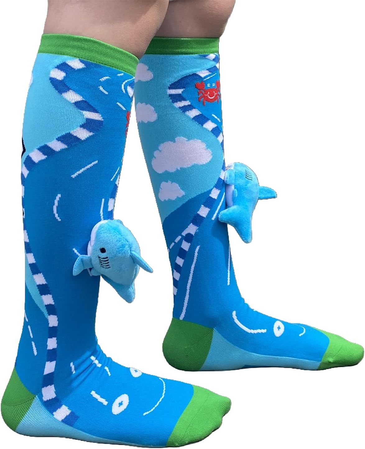Crazy Shark Socks for Boys