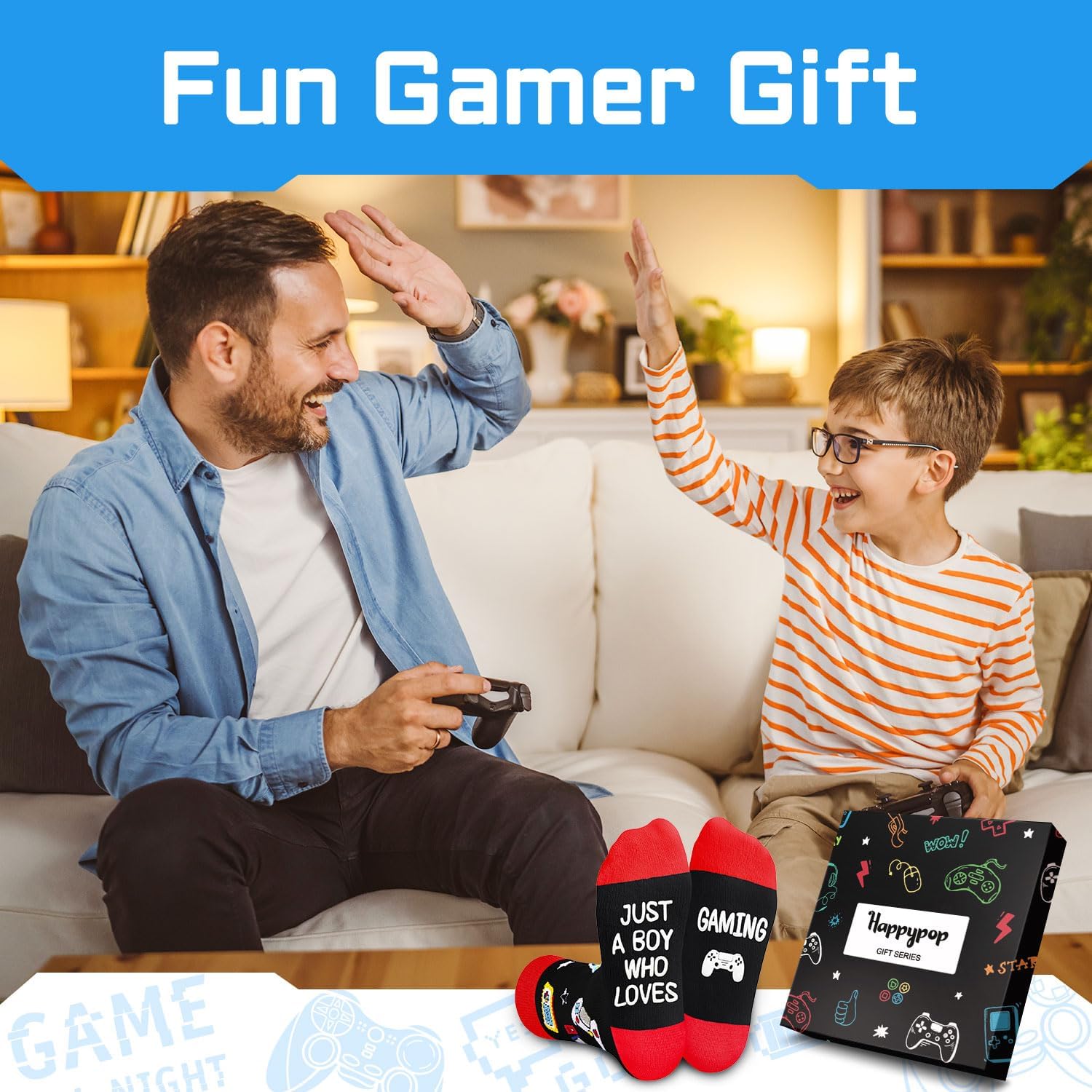 Gaming Socks for Teens and Adults