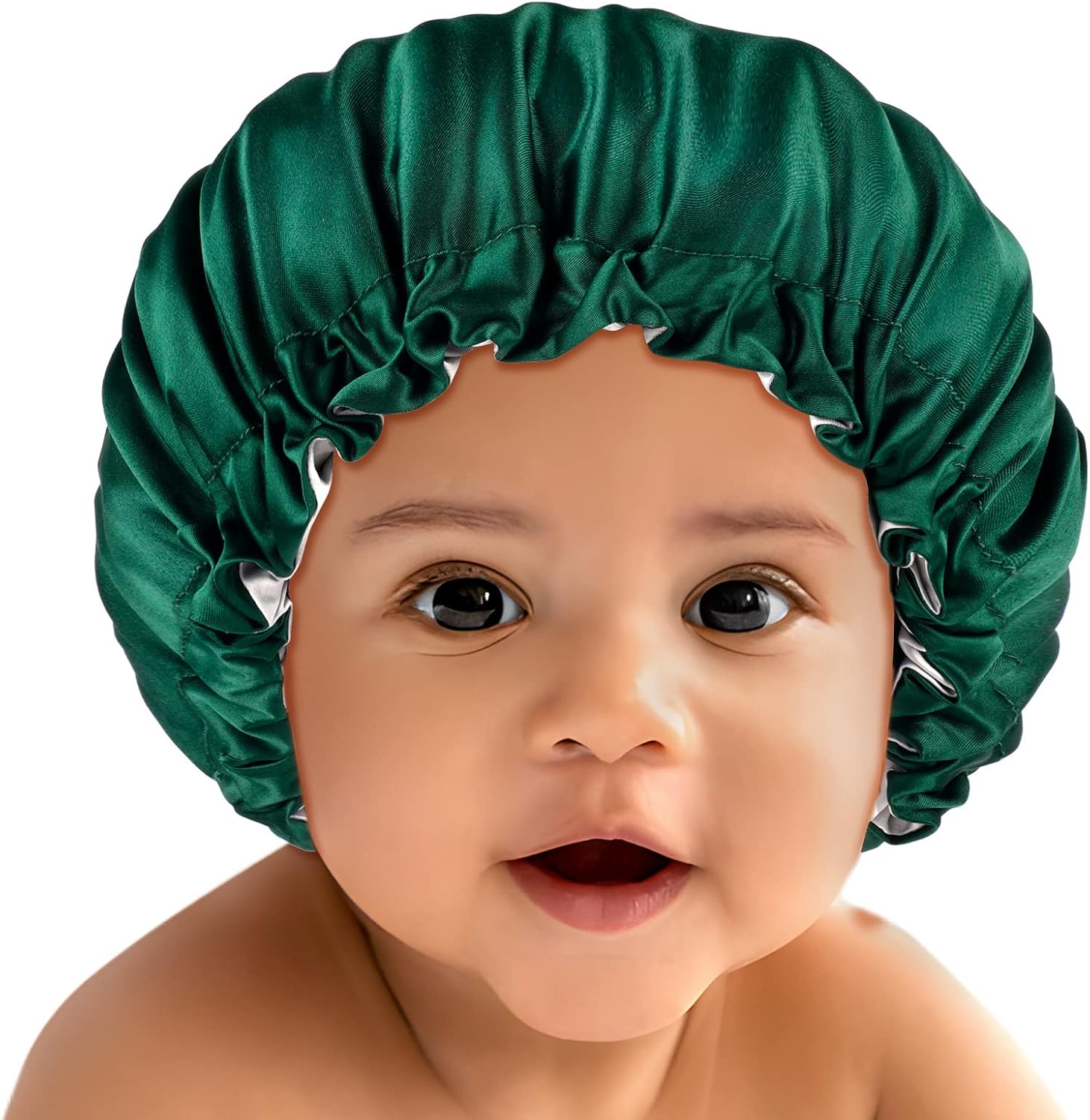 Natures Softness Reversible Bonnet for Curly Hair angle baby 636