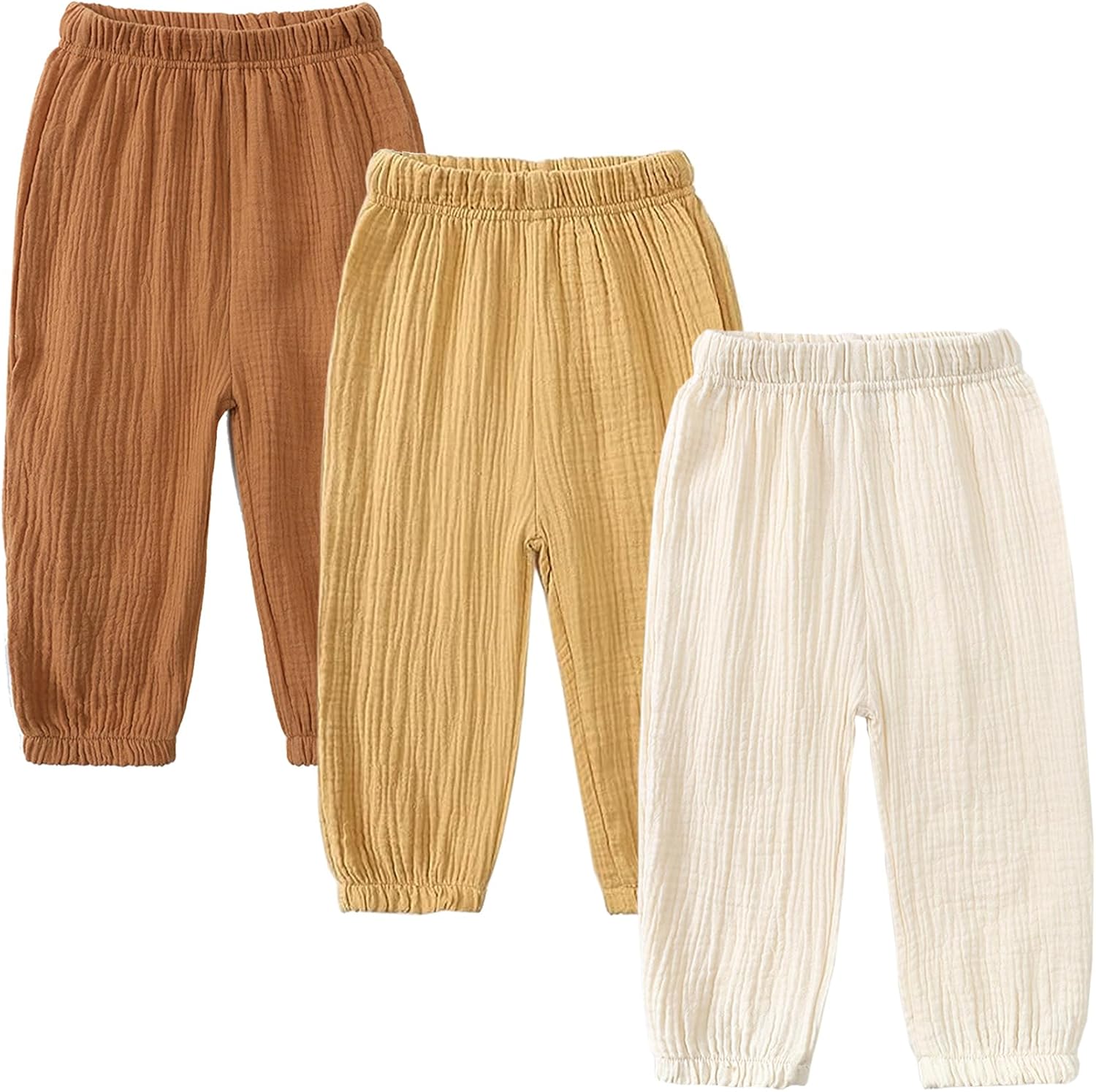 Elastic Basic Harem Trousers for Kids