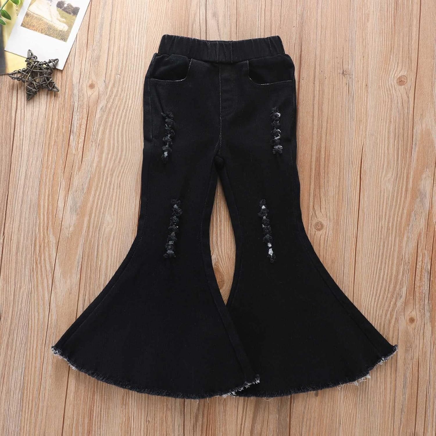 Baby Girl Judeau Flared Jean Ripped Jeans for Toddler