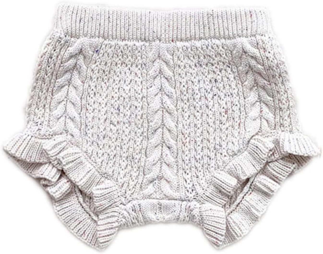 YEAHDOR Newborn Underwear - Soft knit and ruffle design