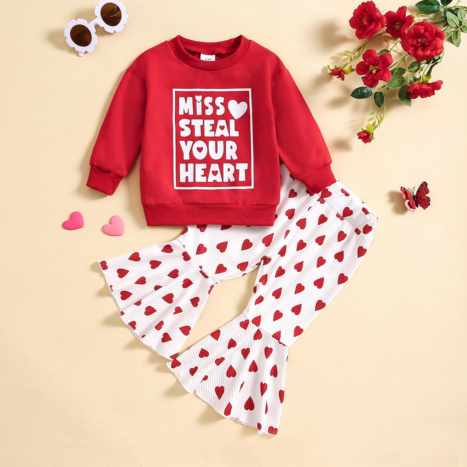 Perfect Valentines Day Toddler Baby Outfit