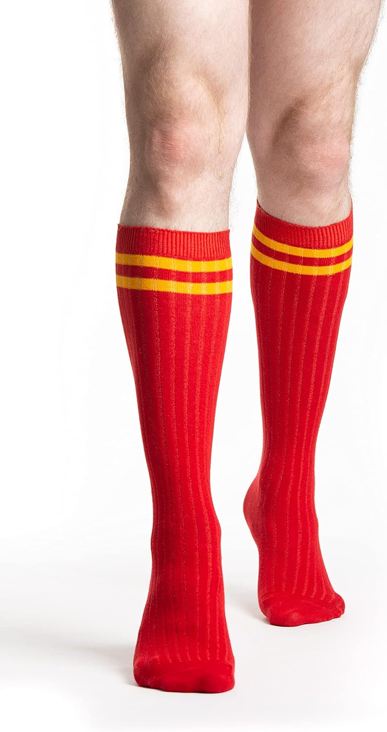 Supportive Cotton Knee Socks for Men Women