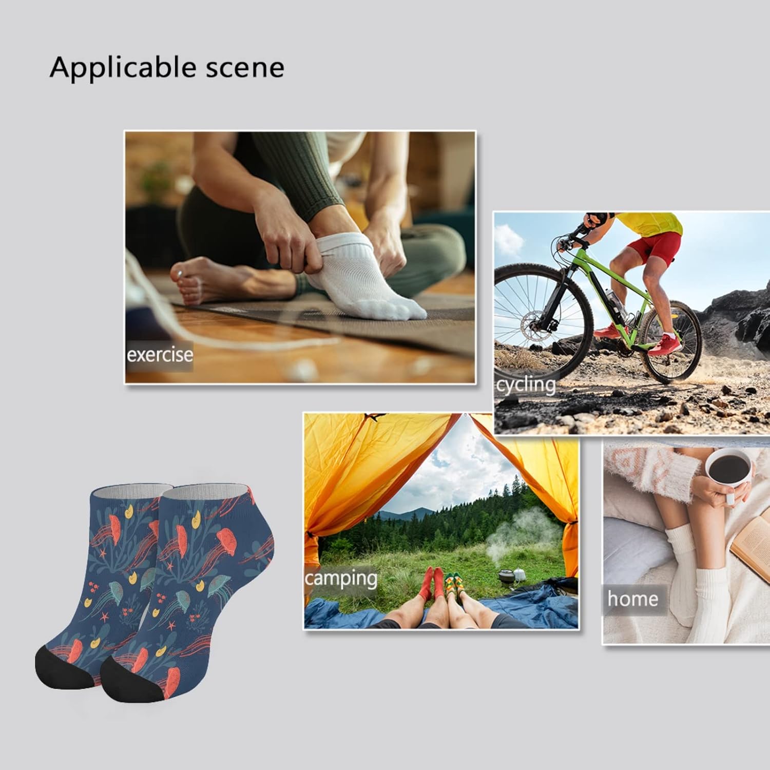 Funnel C Socks for Women Men