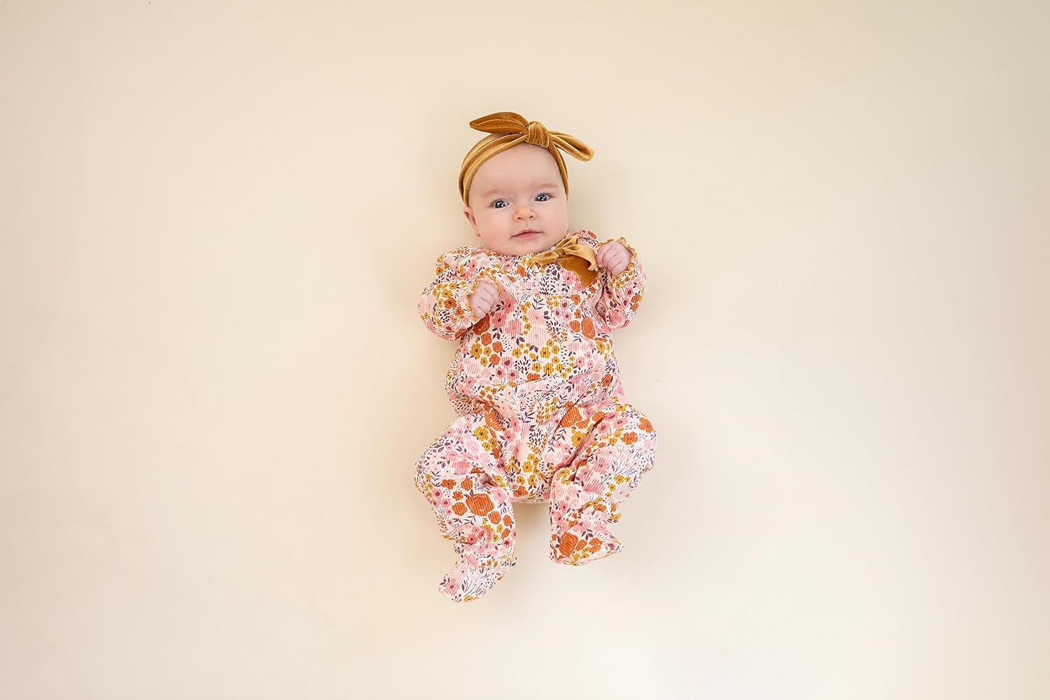 Mud Pie Baby Girl Sleepers Luxurious Two-Piece Set