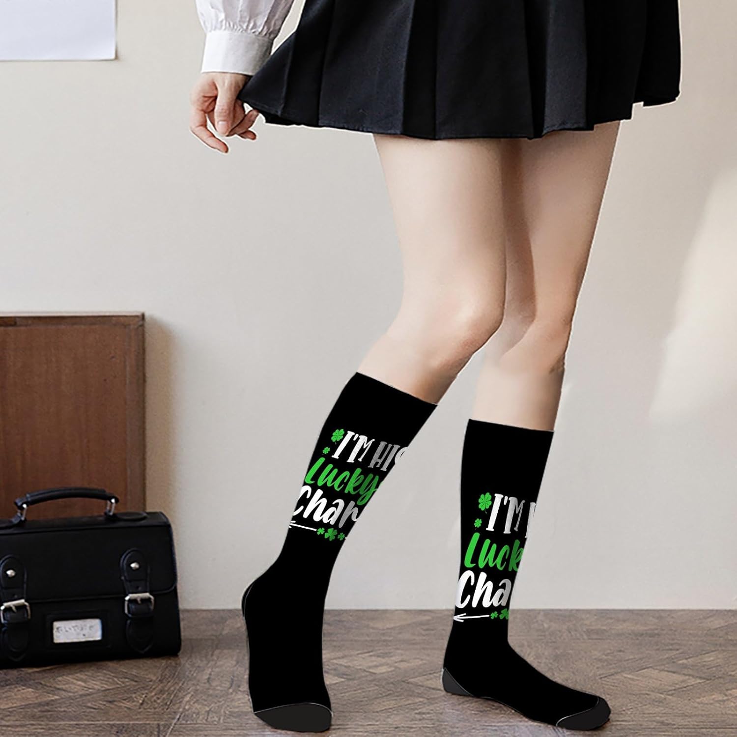 Trick or Treat Socks Unique Funny Design for Kids and Adults