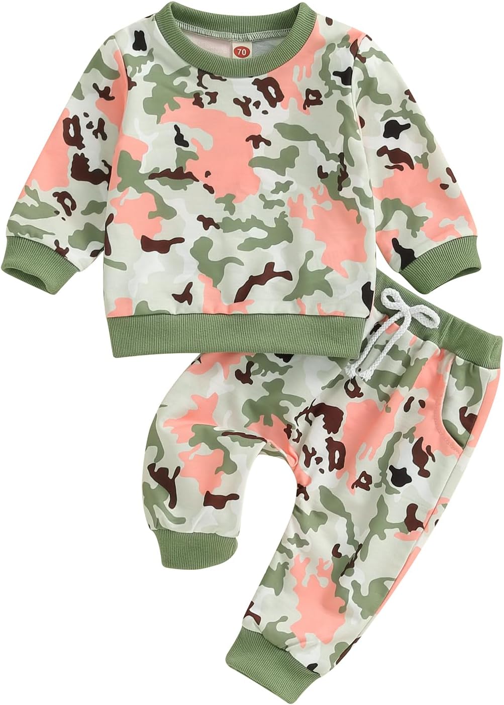 Camo Toddler Girls Fall Outfit Set