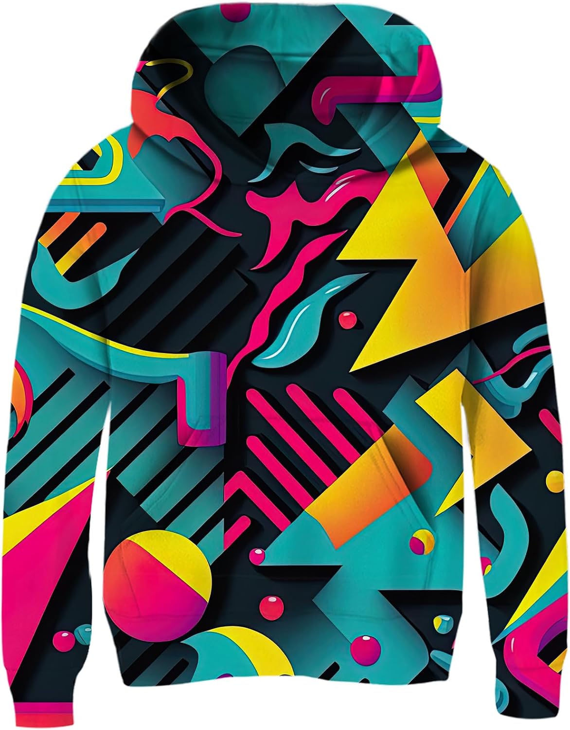 Goodstoworld Boys Girls Warm Fleece Hoodie - 3D Graphic Print Ages 5-16