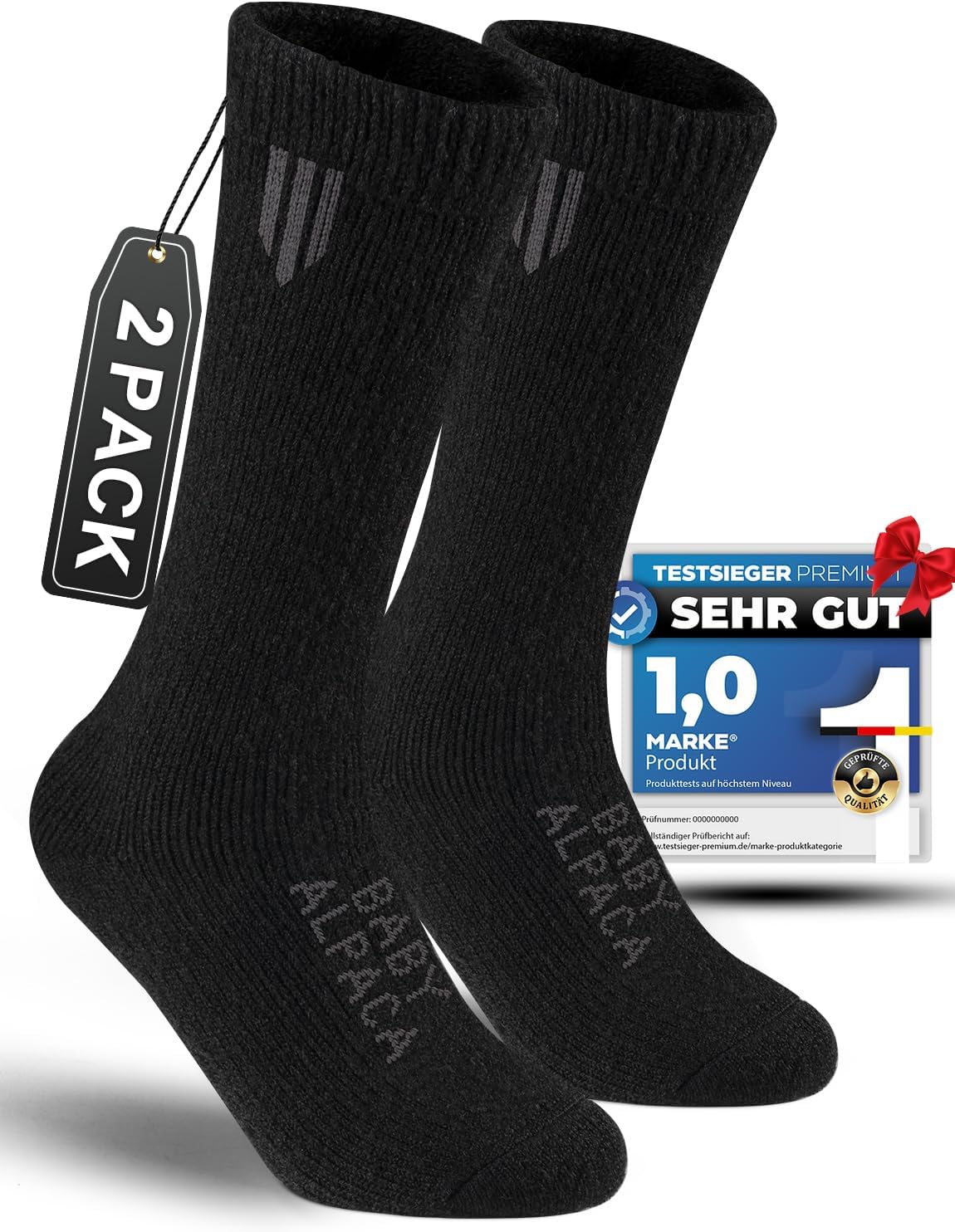 Alpaca Wool Thermal Socks for Hunting