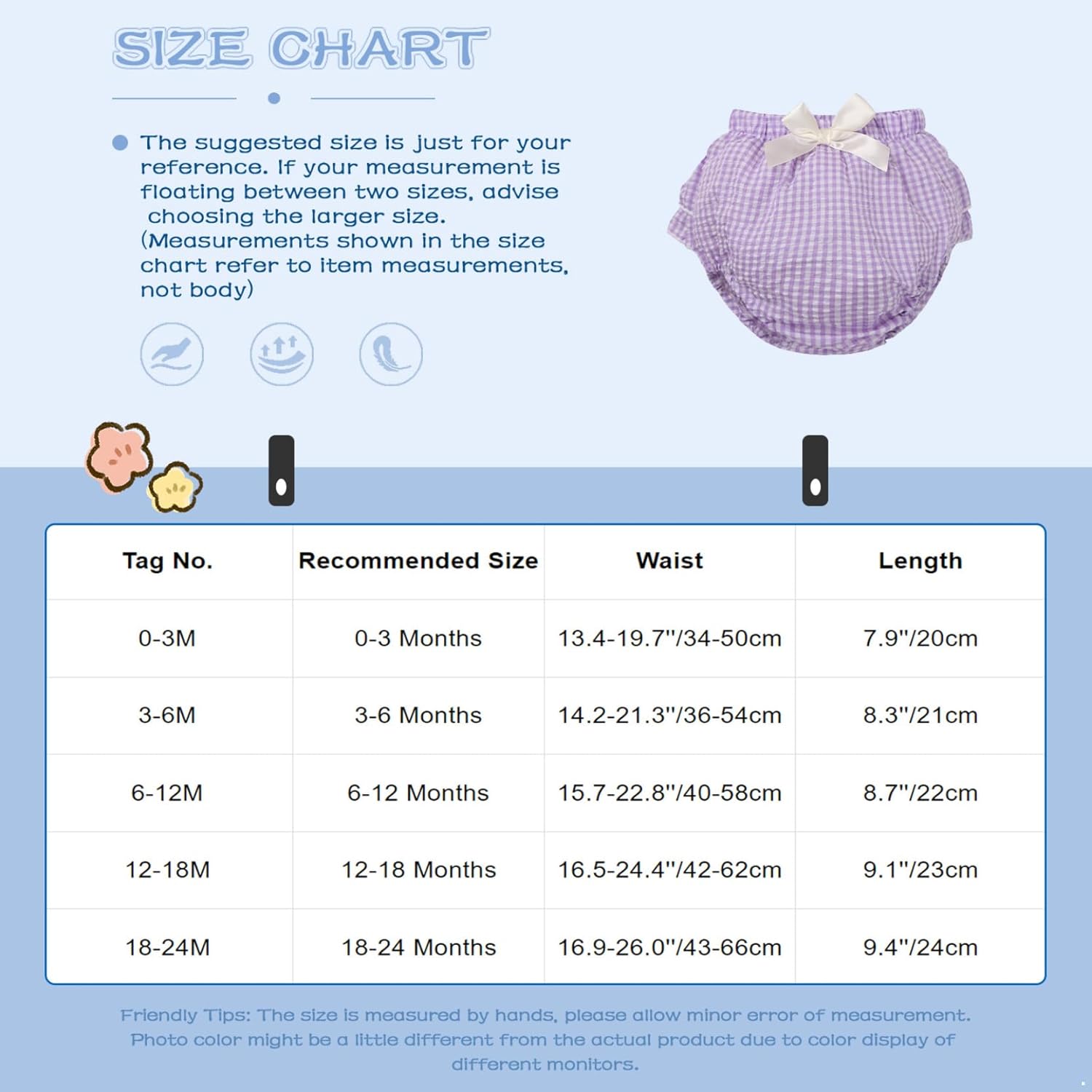 Cute Ruffled Plaid Bloomers for Babies