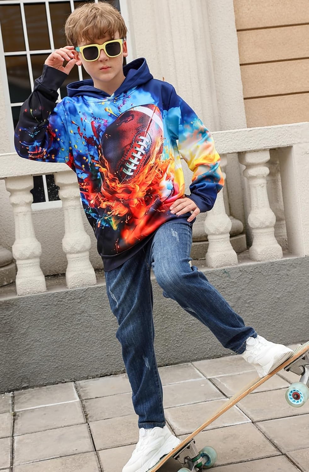 3D printedSweatshirt for Boys Girls Stellar Style