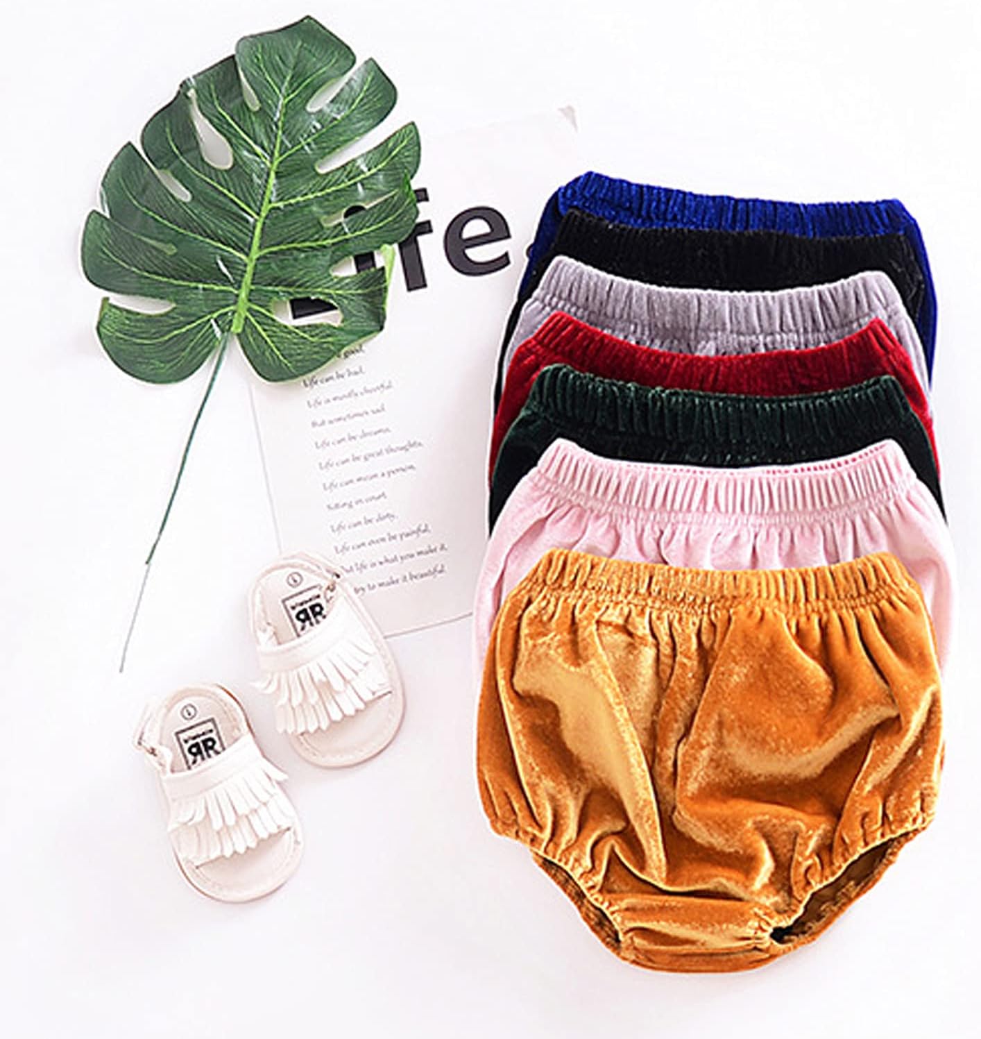 EISHOW Infant Baby Soft Ruffle Shorts Bloomers