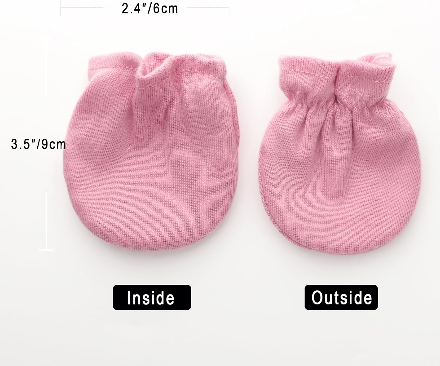 BQUBO Newborn Mittens for Boys and Girls 0-6 Months