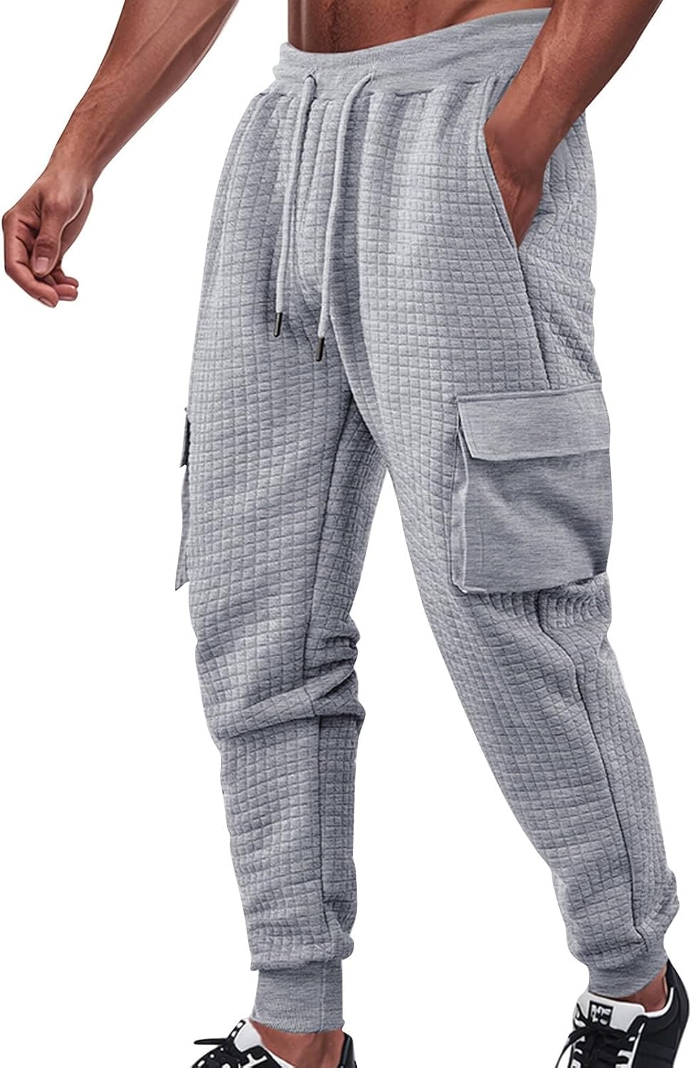 BeyondComfort PlusWoute waffle sweatpants for men