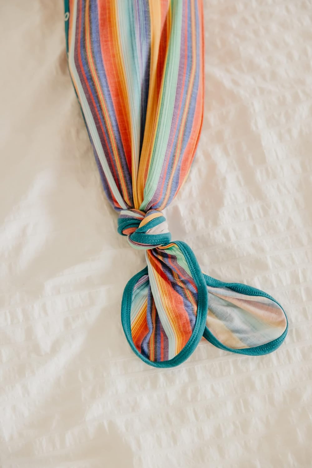 Copper Pearl Knotted Newborn Sleepers for Baby Boy and Girl 1