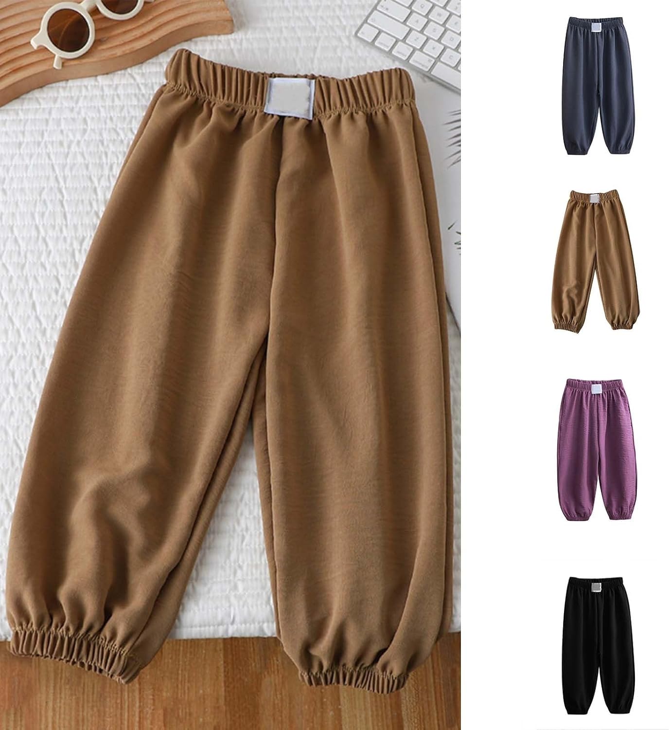 Wide-Leg for Boys Girls - ComfortableSummer Cargo Pants