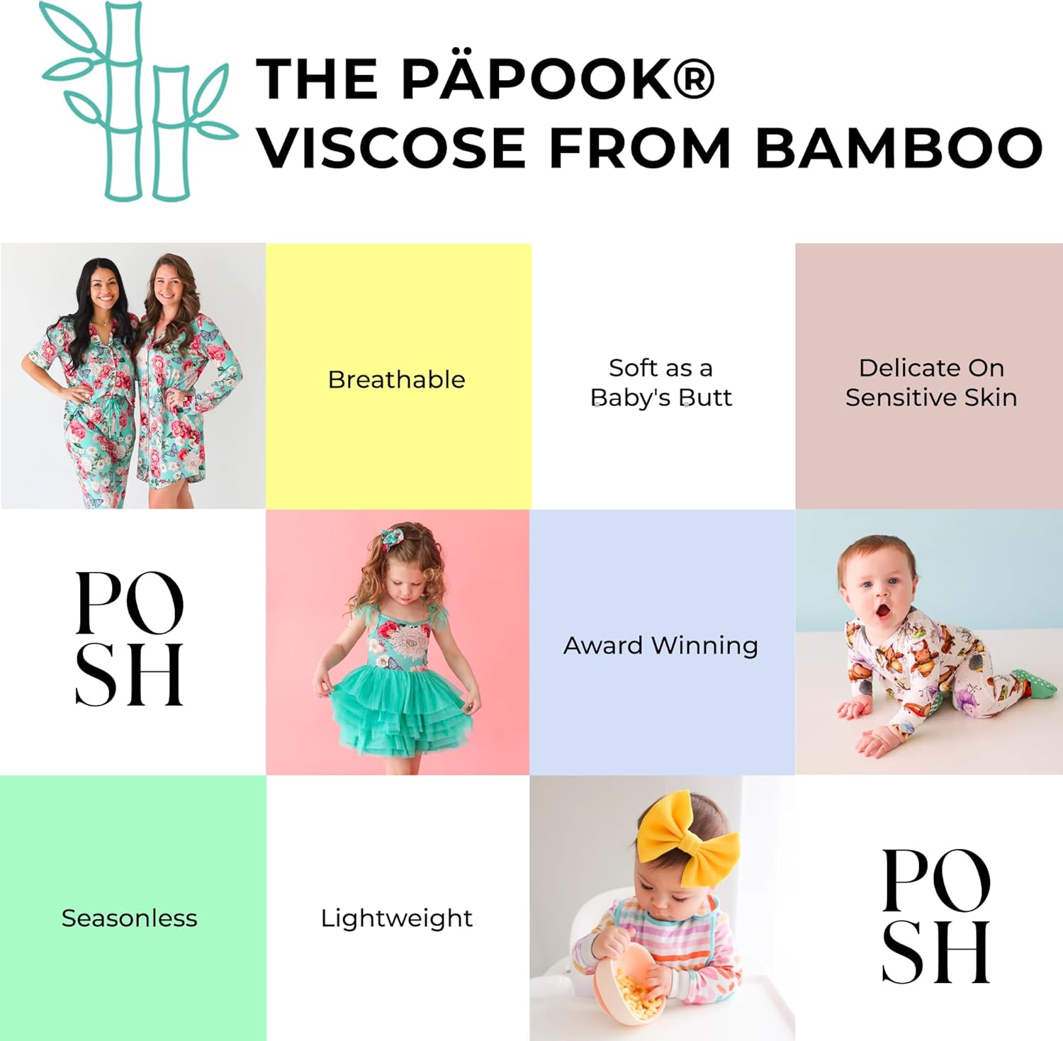 Posh Peanut Footless Baby Girl Pajamas with Ruffled Edges