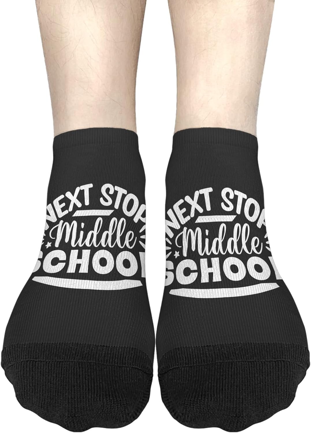 Nexts Stop Middles School Mens athletic socks for Graduation