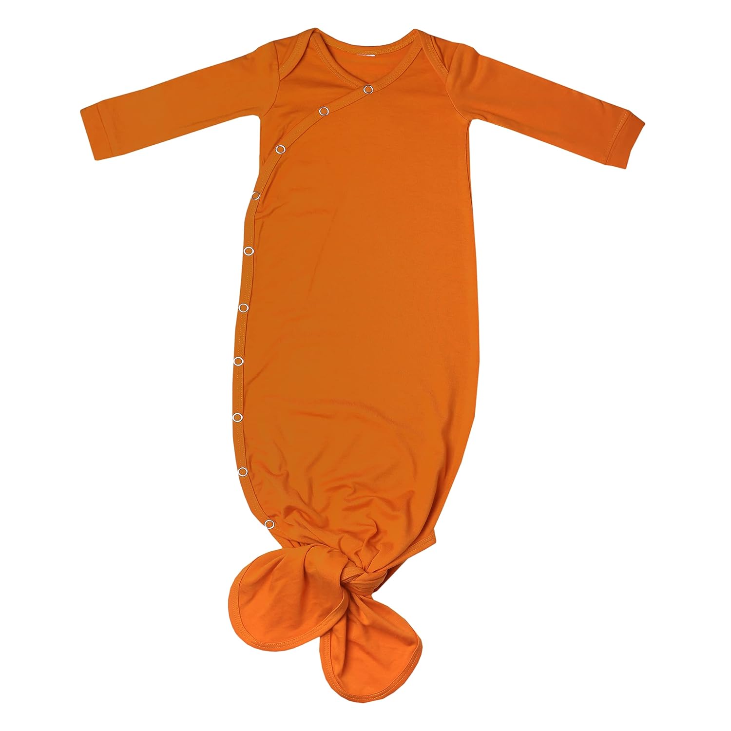Copper Pearl Knotted Newborn Sleepers for Boys Girls
