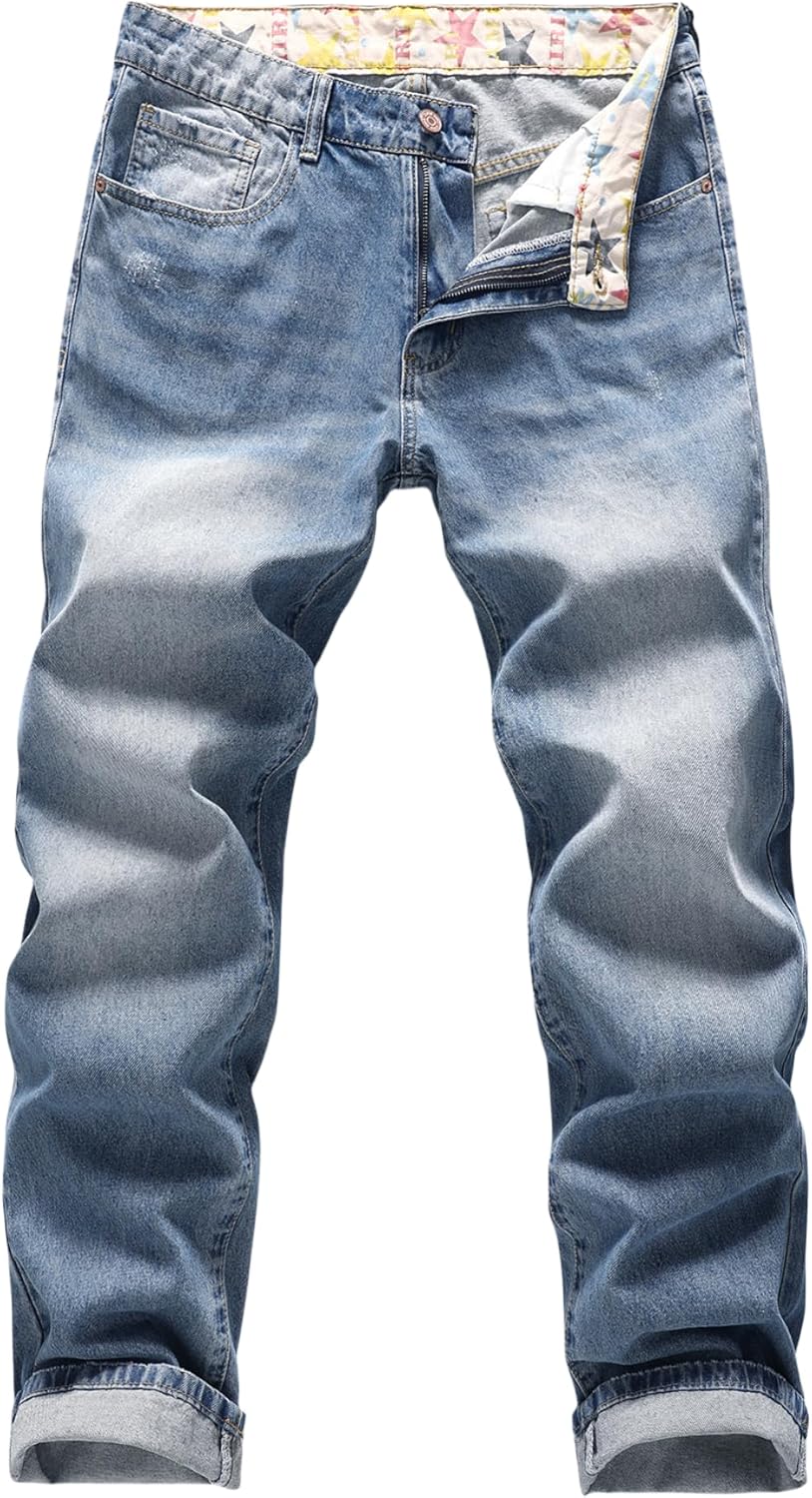 Premium Non-Stretch Denim Pants for Men