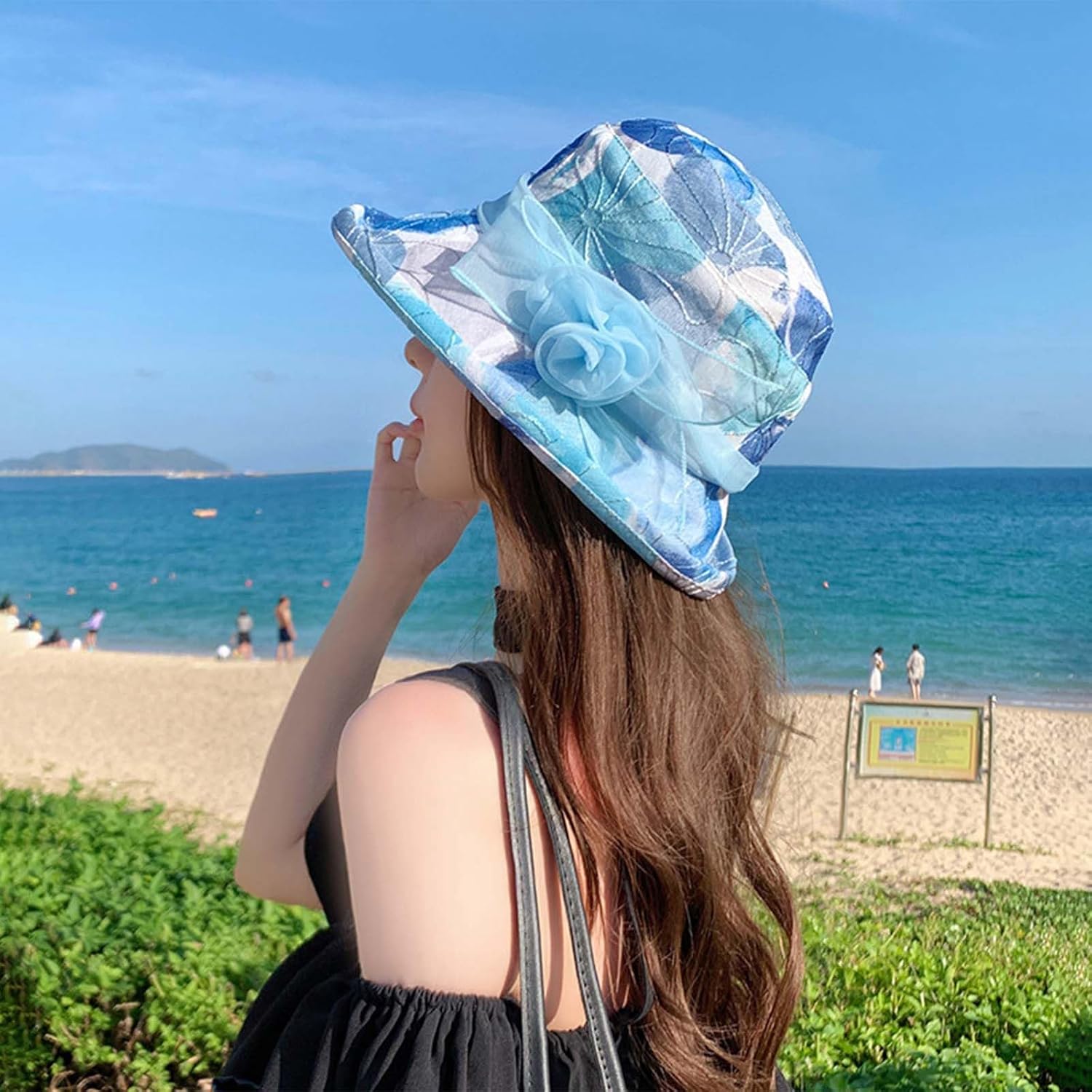 Eco-friendly Womens Straw Sun Hat with Mens Fit for Daily Wear