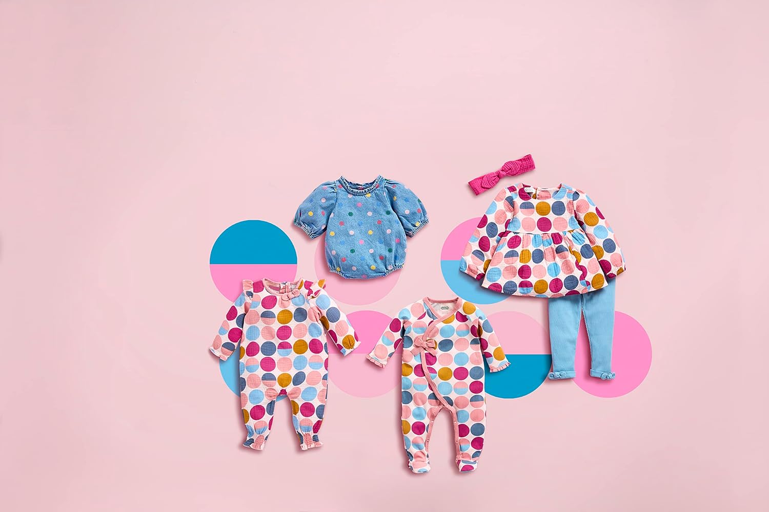 Baby Girls Cozy Plain Sleeper