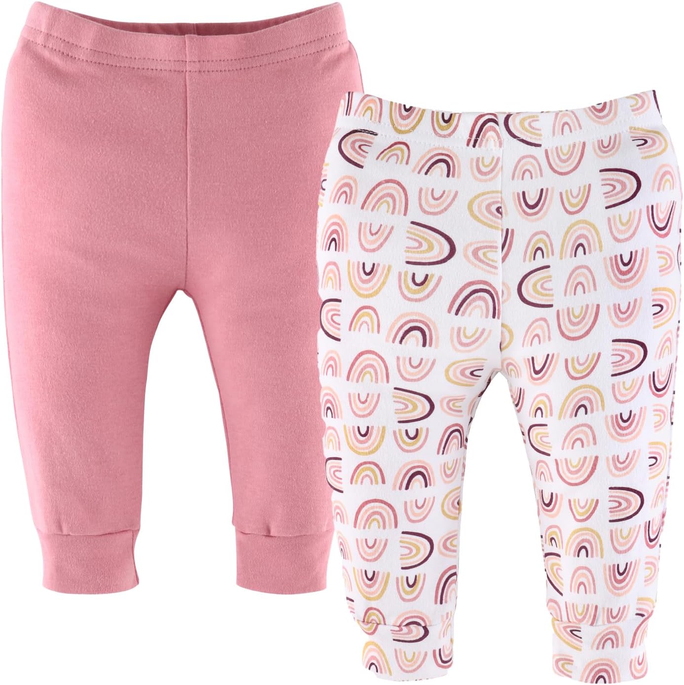 The Peanutshell 5-Piece Rainbow Safari Baby Pants Set