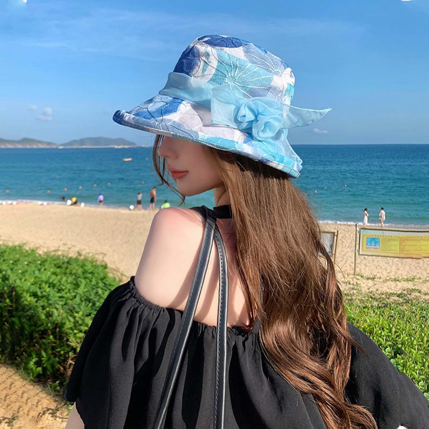 Eco-friendly Womens Straw Sun Hat with Mens Fit for Daily Wear