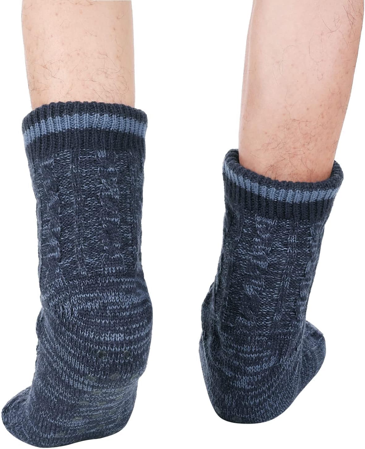 Warm Fuzzy Mens Winter Slipper Socks
